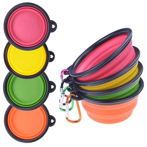 Pack collapsible dog bowls - 4-pack,